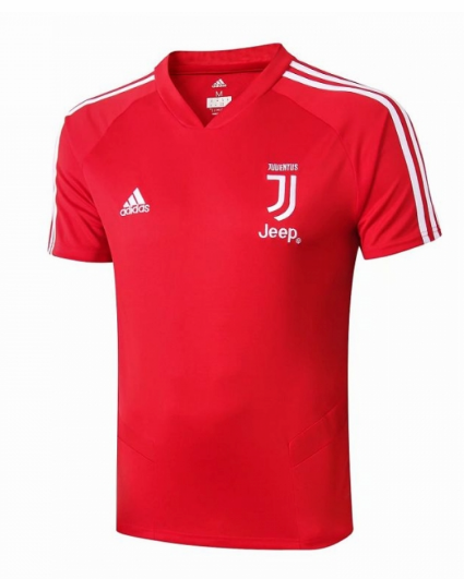 camiseta de fútbol de entrenamiento Juventus 2019-2020 rojo